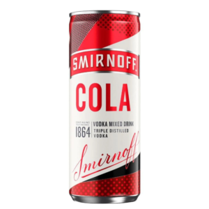 Smirnoff Vodka & Cola 12 x 250ml Cans